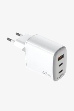 Usb-laturi Gan 1 x Usb-a + 2 x Usb-c PD 65w
