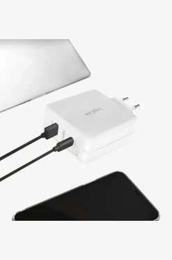 USB-laturi 1 x USB-C PD 1 x USB-A 100 W
