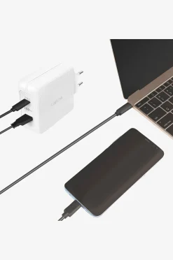 USB-laturi 1 x USB-C PD 1 x USB-A 100 W