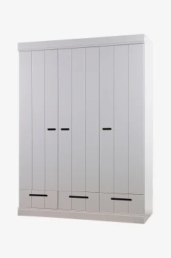 Vaatekaappi Connect, jossa struktuuripinta K195 x L140 x S53