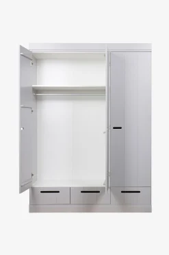 Vaatekaappi Connect, jossa struktuuripinta K195 x L140 x S53