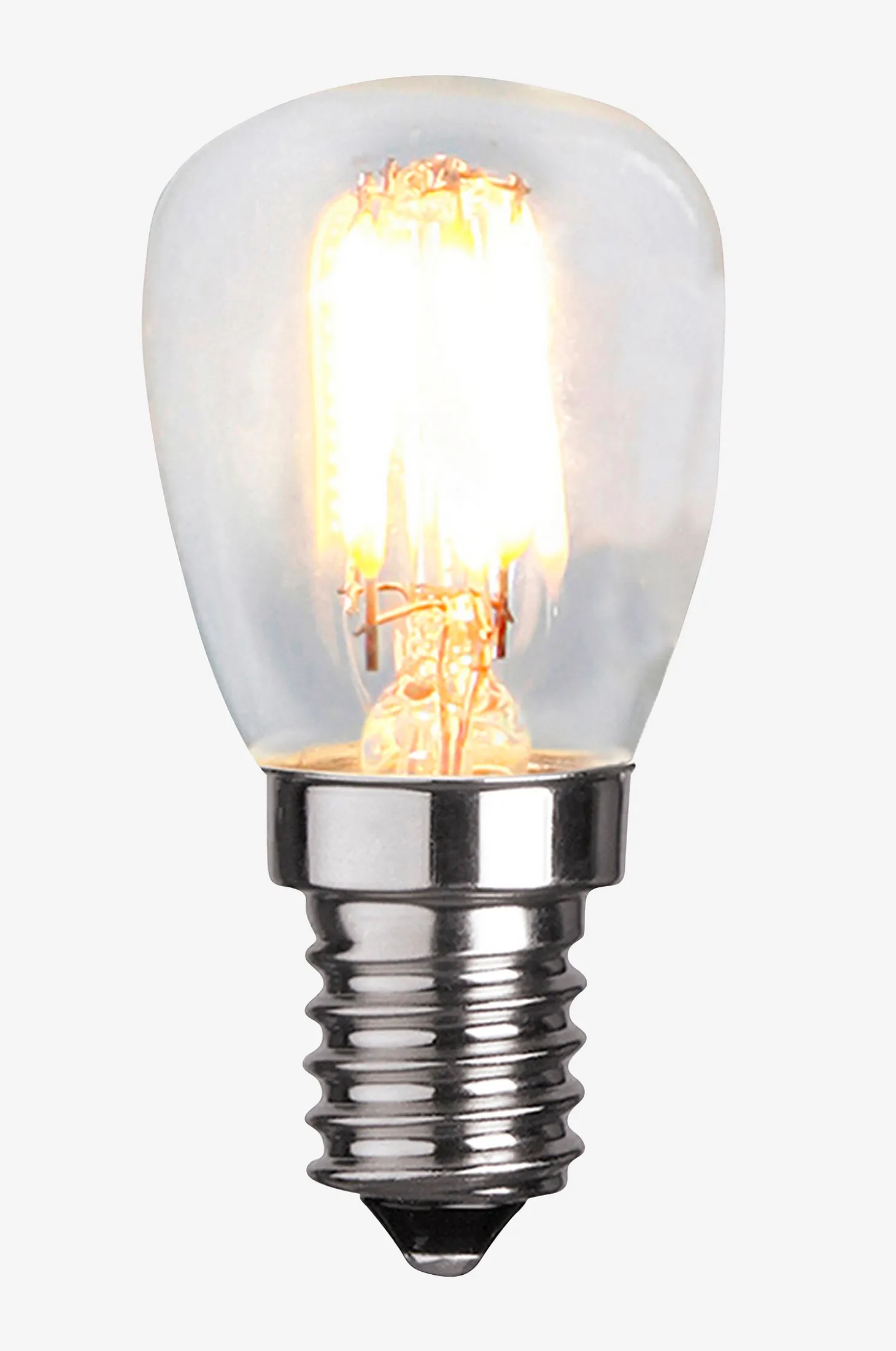 Valonlähde E14, LED Filament päärynä kirkas 2,5 W