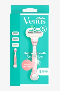 Varsiterä Deluxe Smooth Sensitive, 3 vaihtoterää
