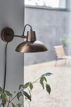 Vägglampa, HDDesk, Antik brun
