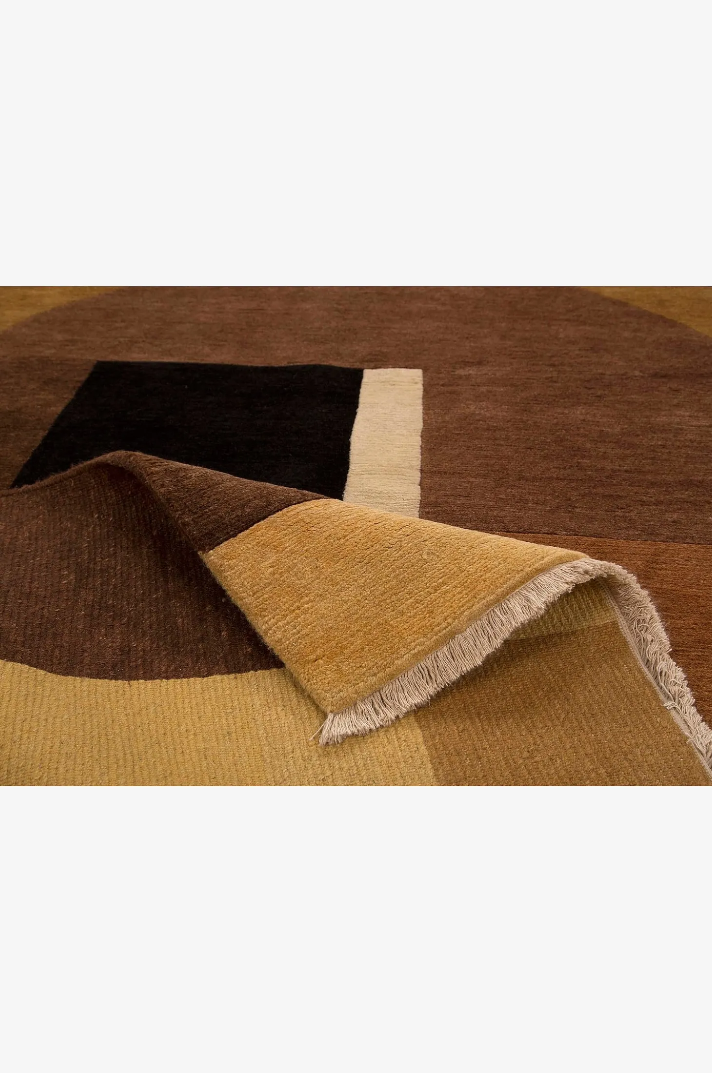 Villamatto Bhutan Design Ruskea 142x204