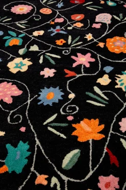 Villamatto Botanica Musta 170x230