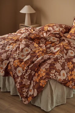 Vuodevaatesetti Avery Flower puuvilla percale 2 tai 3 kappaletta