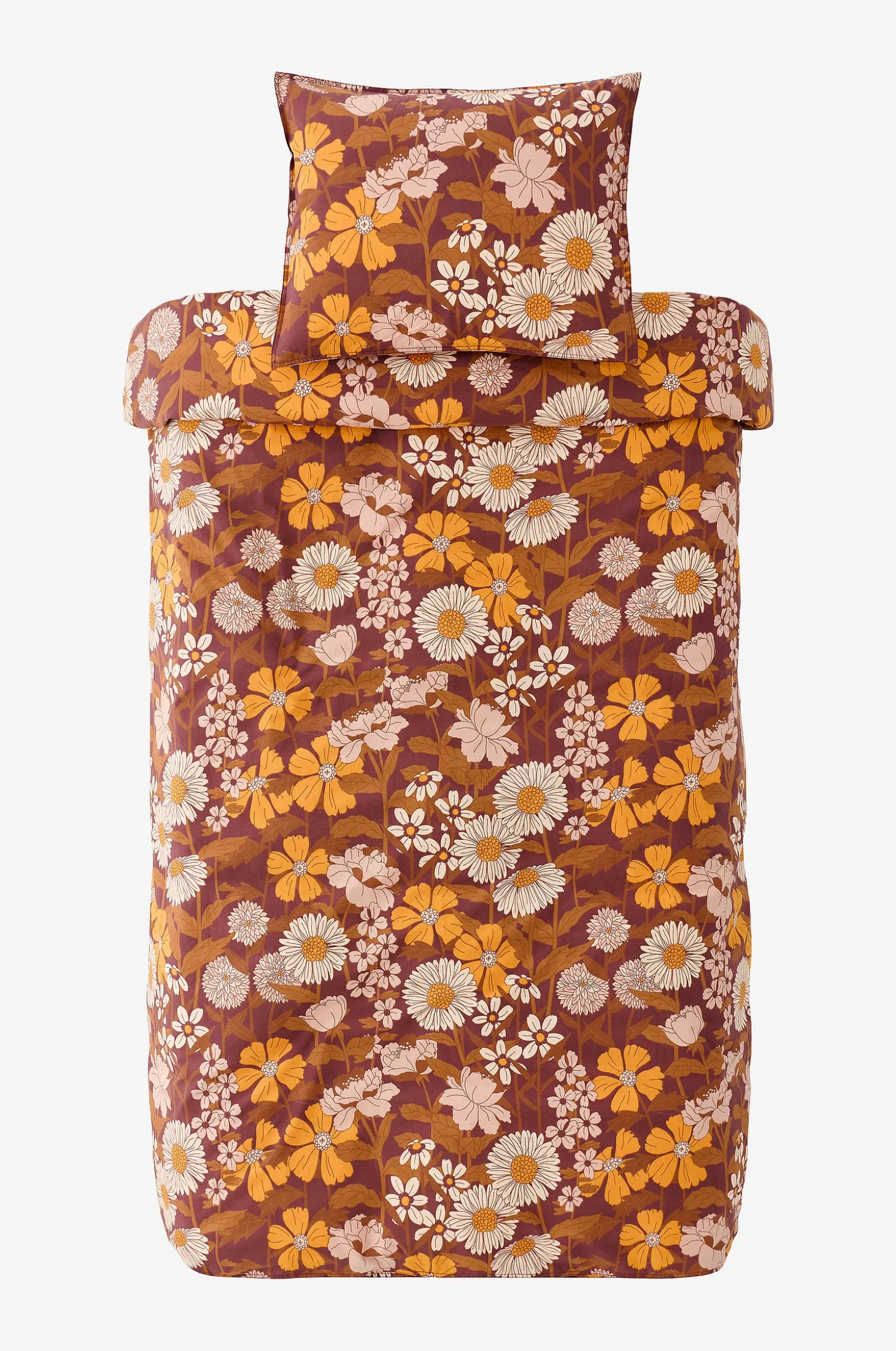 Vuodevaatesetti Avery Flower puuvilla percale 2 tai 3 kappaletta