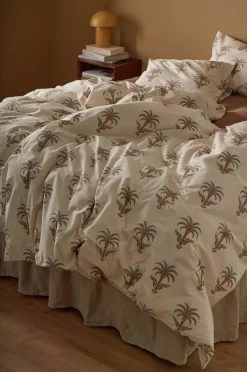 Vuodevaatesetti Milly Palm puuvilla 2 tai 3 kappaletta